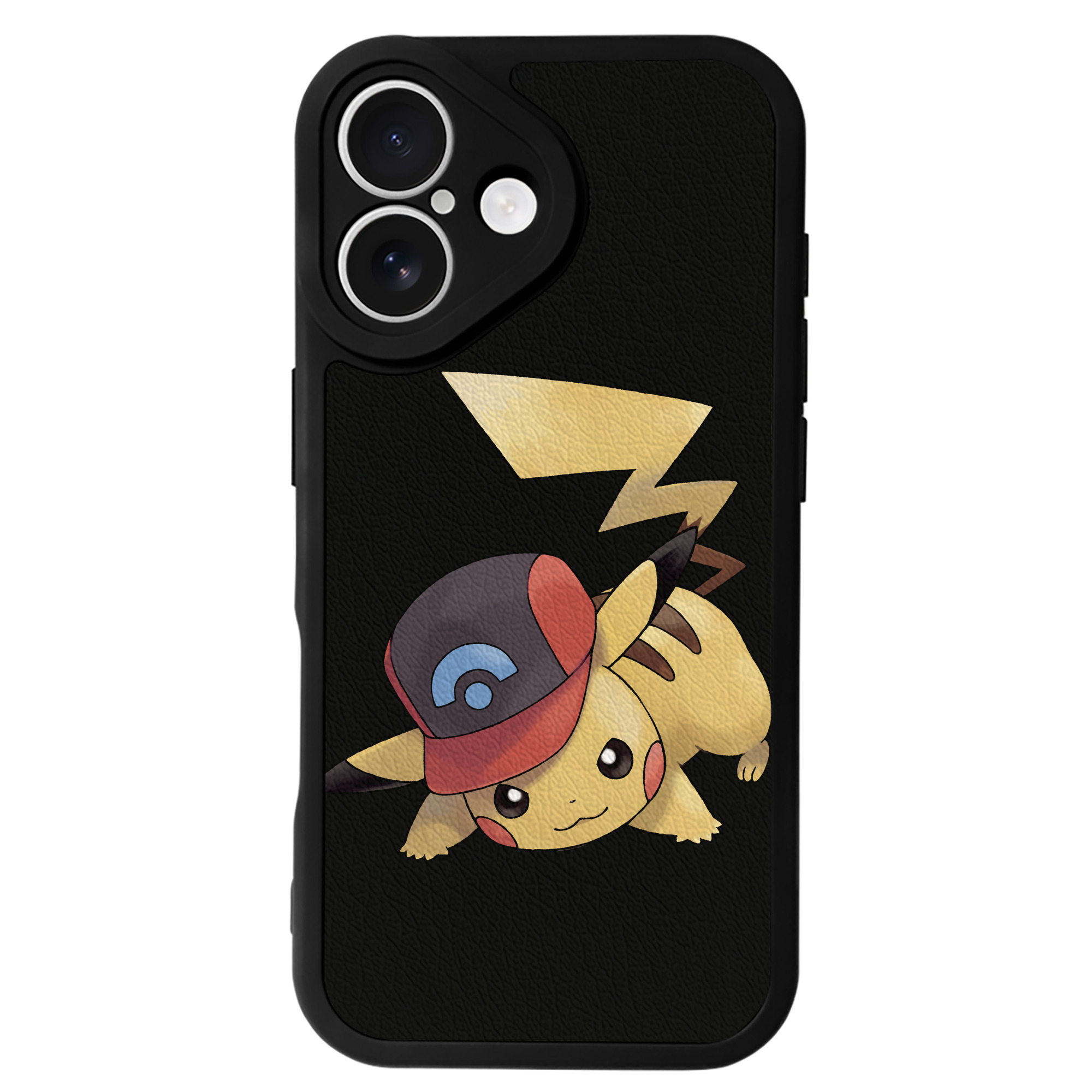 （画像用） ポケットモンスター Pokémon 【iPhone 16シリーズ対応】シリコンスマホケース（レザー調） 材質：シリコン